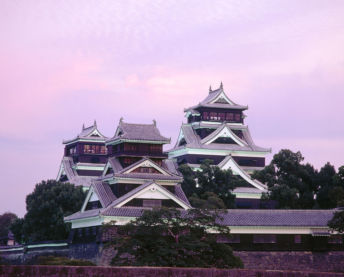 Kumamoto-Jo castle. Kumamoto. Kyushu. Japan.