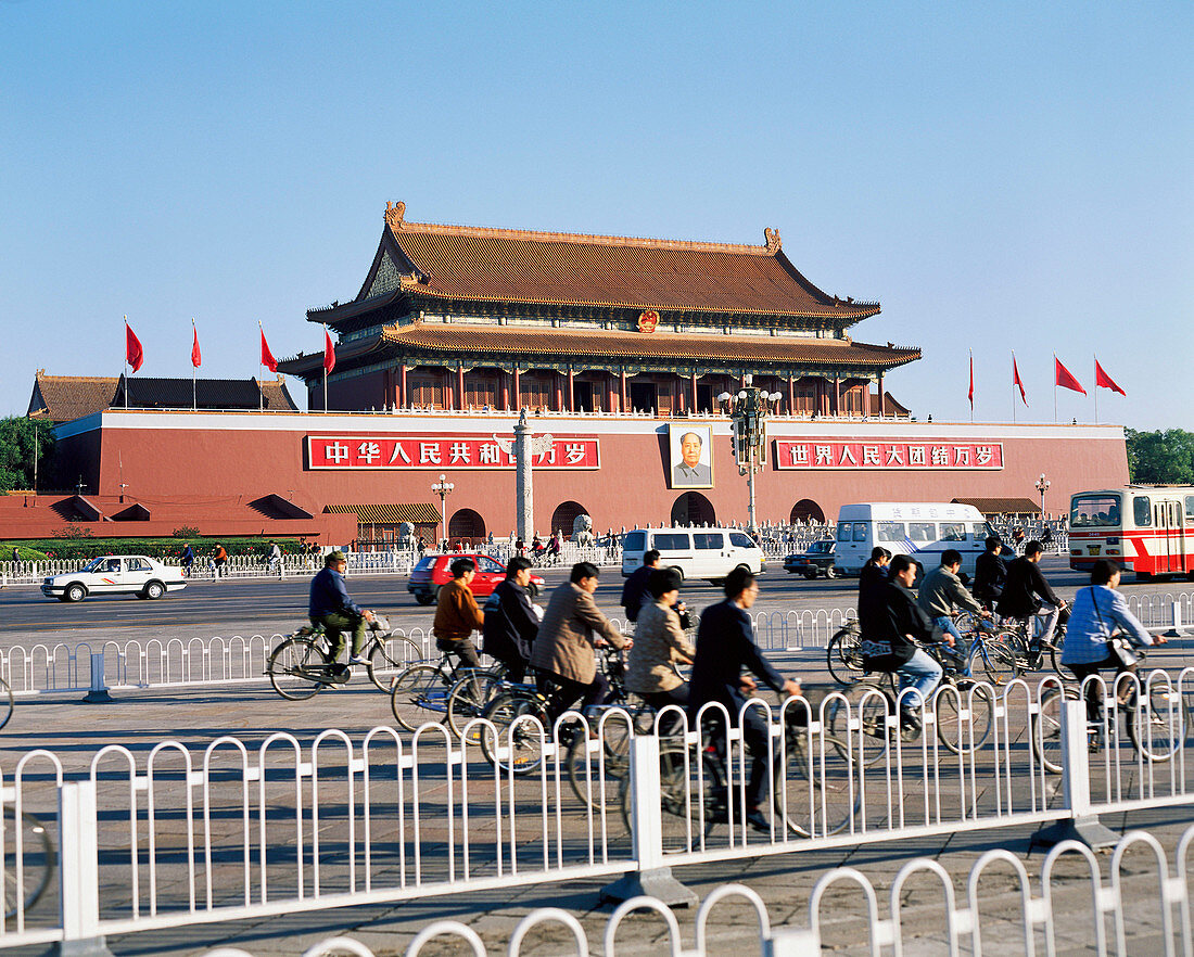 Gate of Heavenly Peace. Tiananmen Square. Beijing. China.