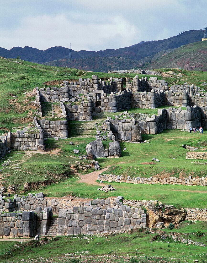 Sacsahuaman Fortress. Inca Ruins. Cuzco. Peru.