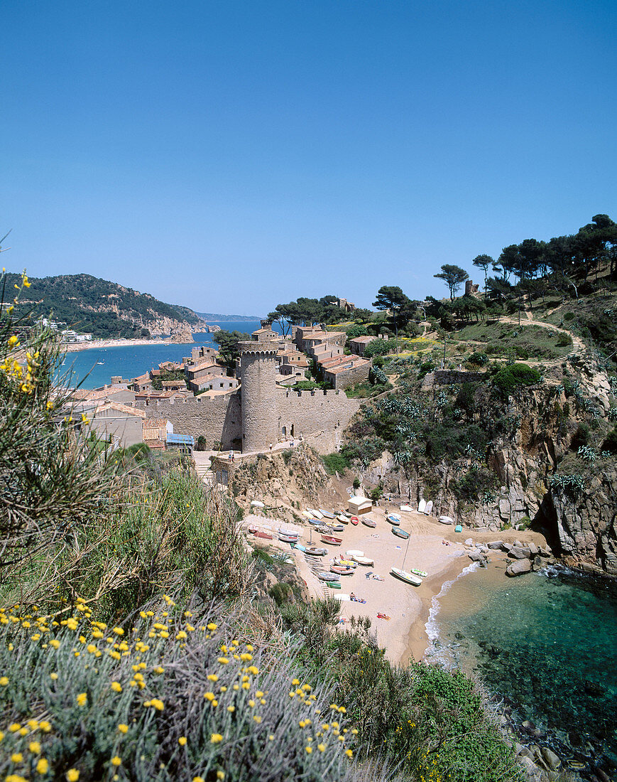 Tossa de Mar. La Selva, Girona province, Catalonia, Spain