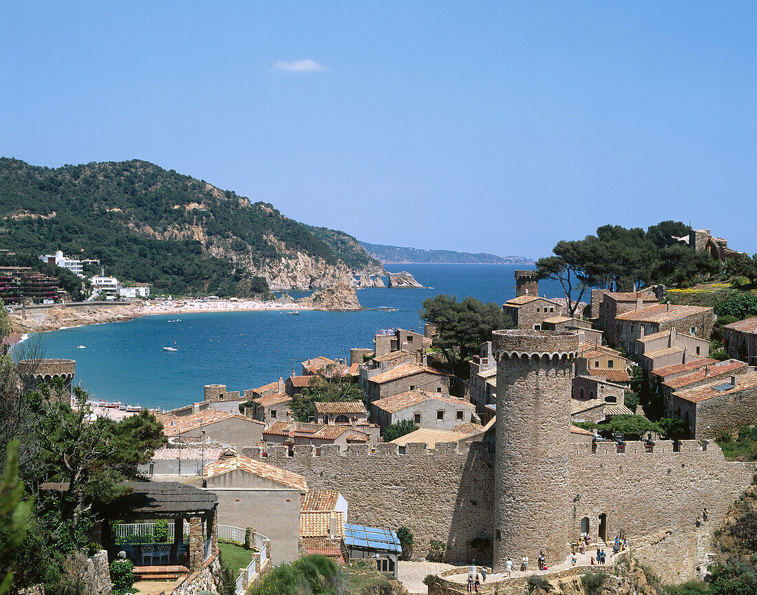 Tossa de Mar. La Selva, Girona province, Catalonia, Spain.