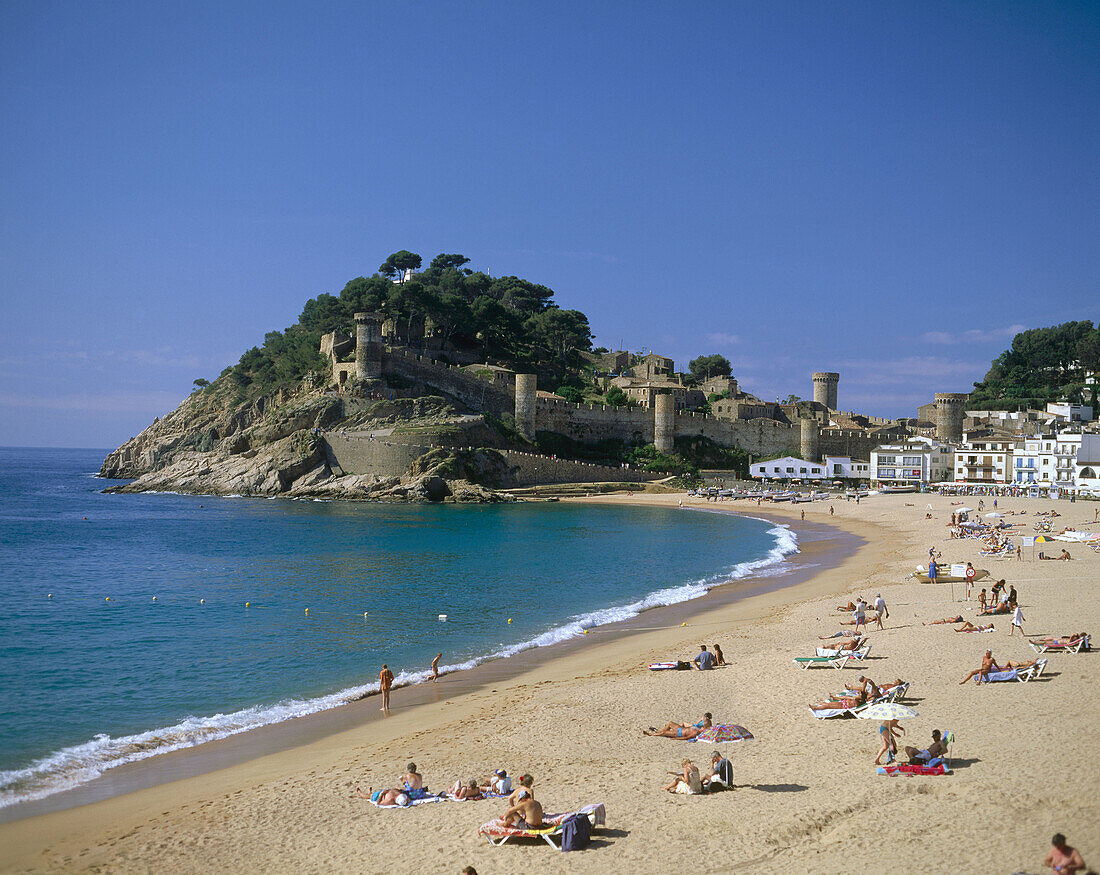 Tossa de Mar, Costa Brava. Girona province, Spain