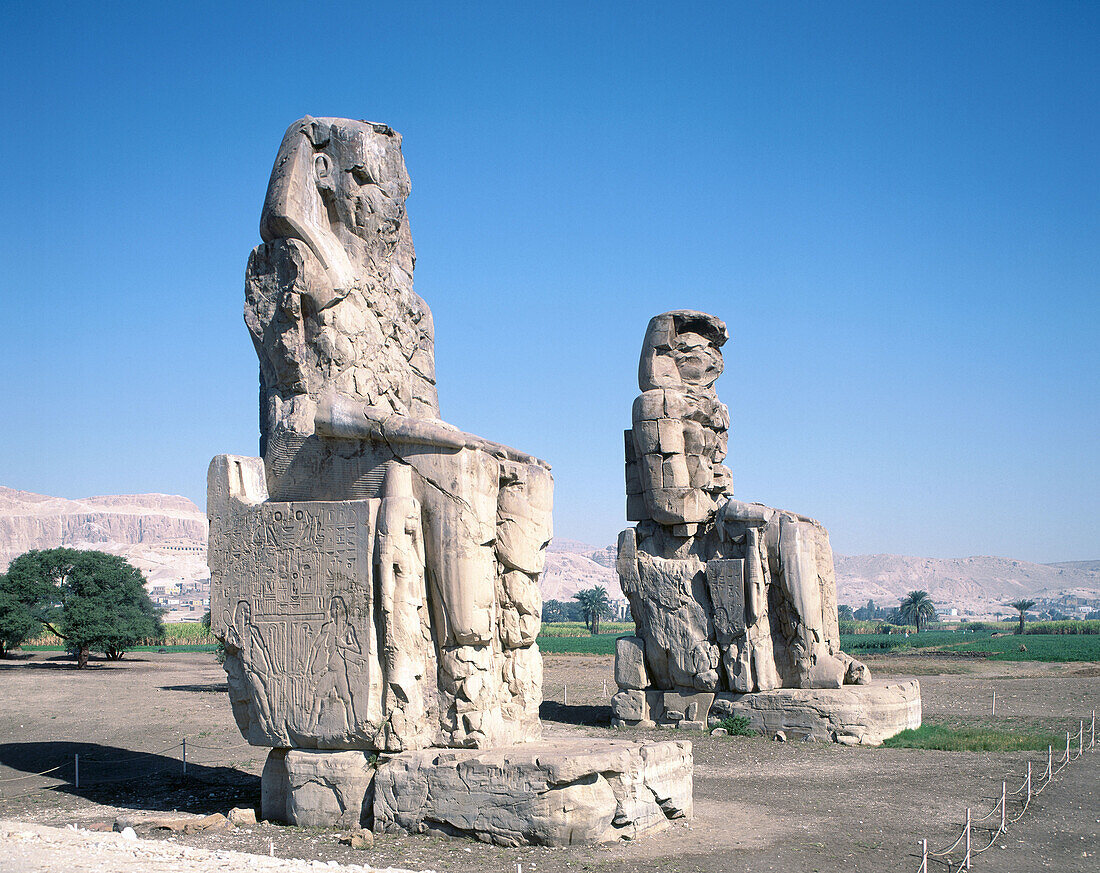 Colossi of Memnon. Luxor. Egypt