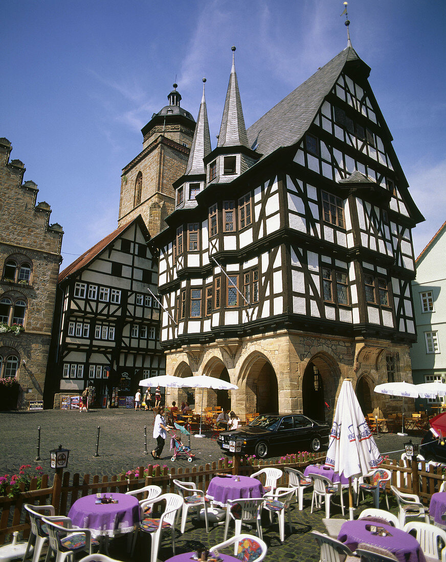 Marktplatz, Alsfeld, Hesse, Germany