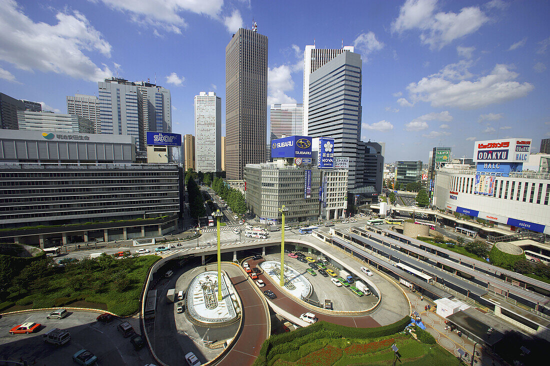 West side Shinjuku district, Tokyo. Japan