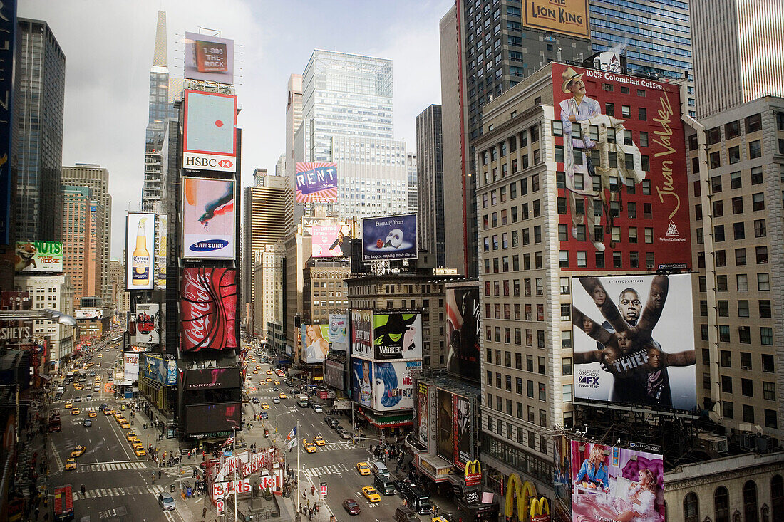 Times Square. Midtown Manhattan. New York City. USA. March 2006