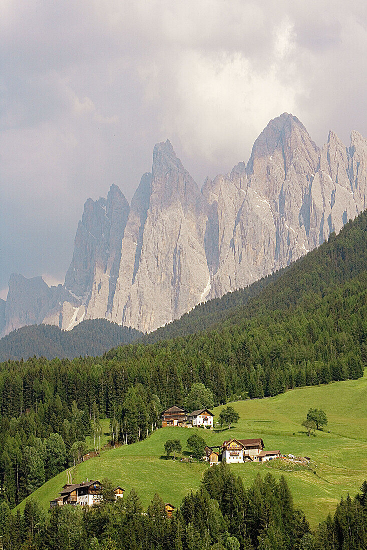 Funes Valley, Dolomite Alps, Italy.