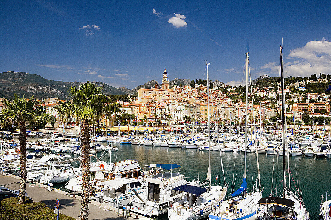 Menton, Côte d Azur. France.