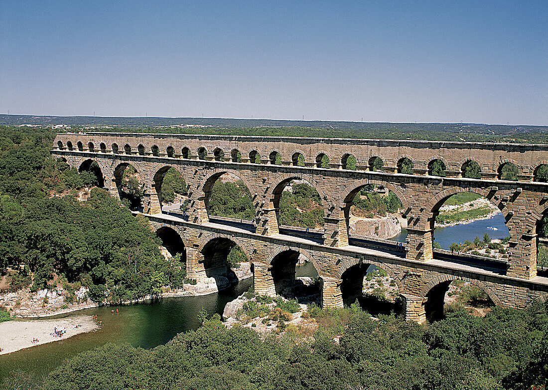 Pont-du-Gard, Nimes, France.