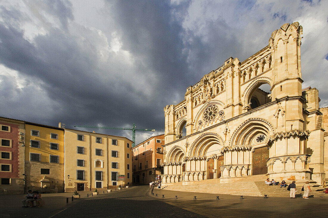 Façade of cathedral, Cuenca (World Heritage). Castilla-La Mancha, Spain (2006)