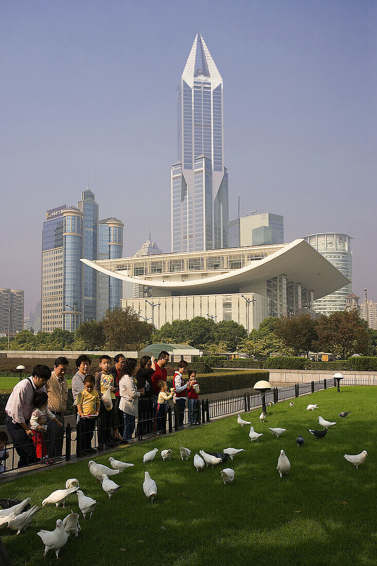 Peoples Square-Shanghai Museum. Shanghai City. 2006. China