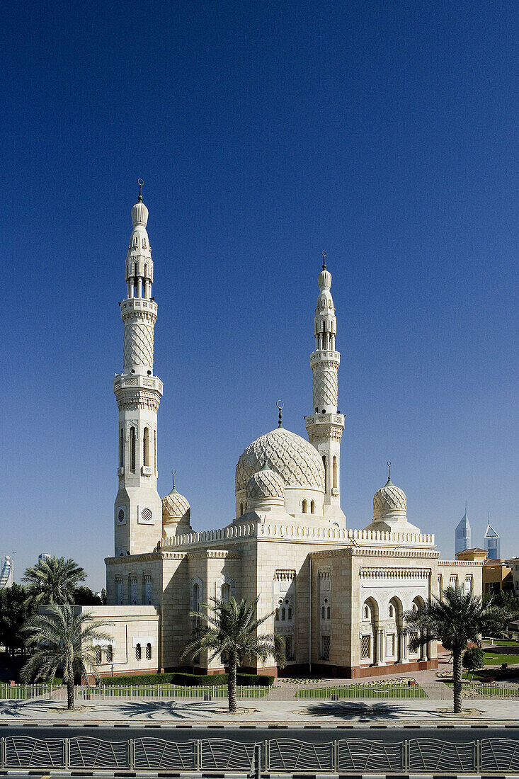 United Arab Emirates. Dubai City. Jumeira District. Jumeira Mosque