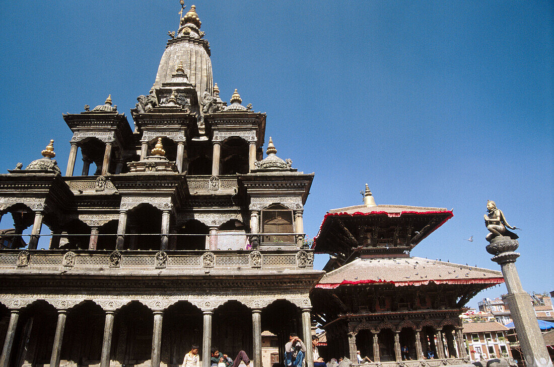 Krishna Mandir built by King Siddhi Narsingh Malla, Durbar Square. Patan. Nepal