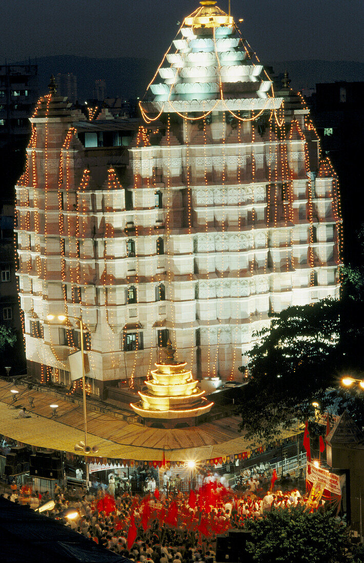 Siddhivinayak Lord Ganesh temple. Bombay. Maharashtra. India