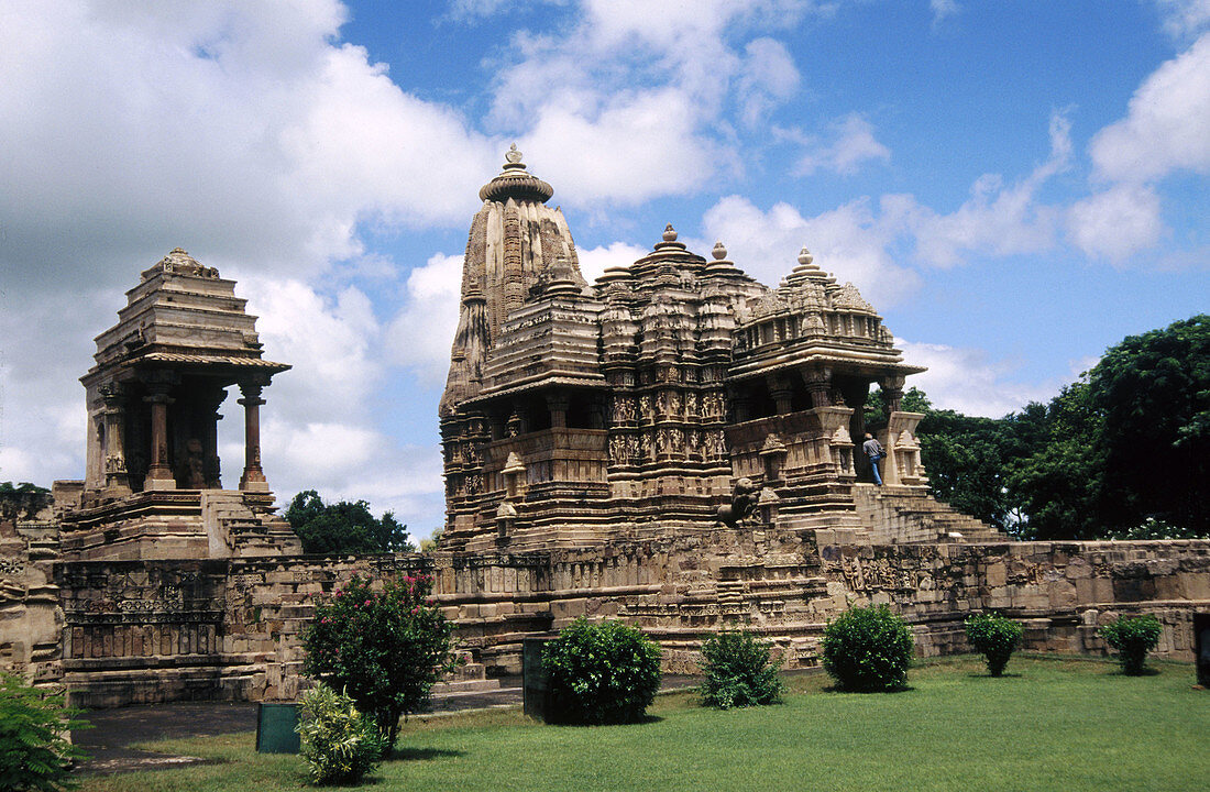 Khajuraho temples. Madhya Pradesh. India.