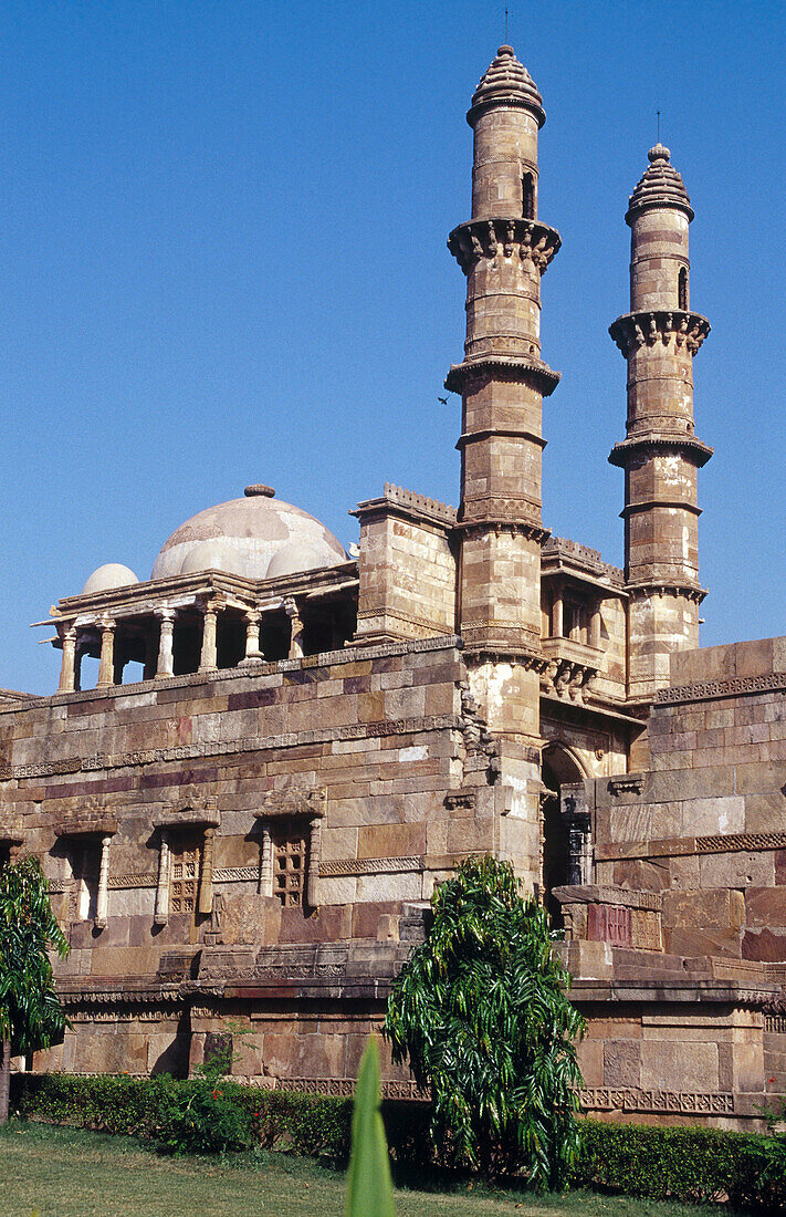 Jami Masjid. Champaner Pavagadh Archaeological Park. World Heritage Site. Panch Mahal. Gujarat. India