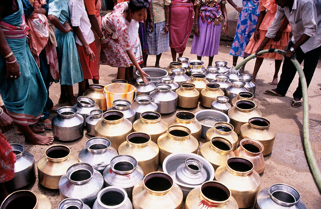 Water scarcity. India