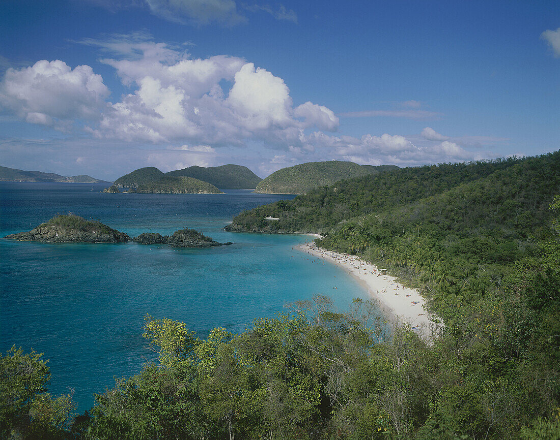 Trunk Bay. St. John. US Virgin Islands. West Indies. Caribbean