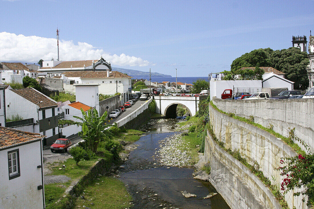 Ribeira Grande. The town and it s river. Sao Miguel. Azores. Portugal