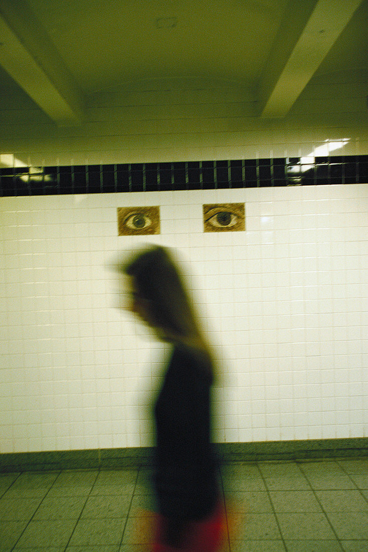 Subway station. Manhattan. New York City. USA