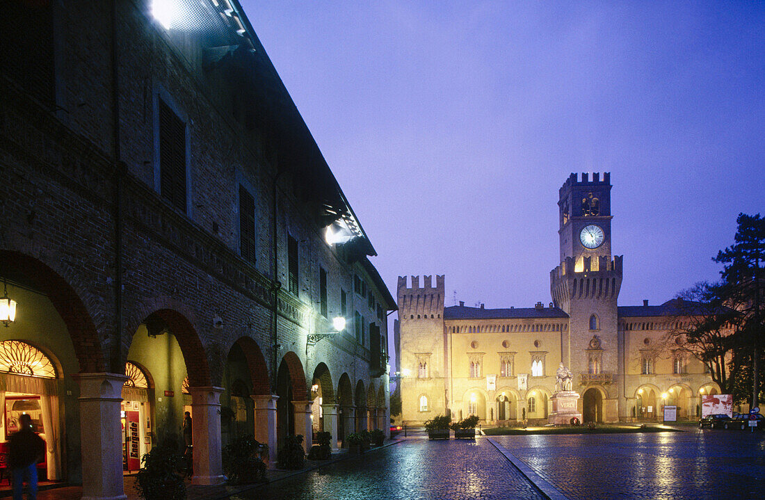 Rocca Pallavicino. Piazza Giuseppe Verdi. Busseto. Italy