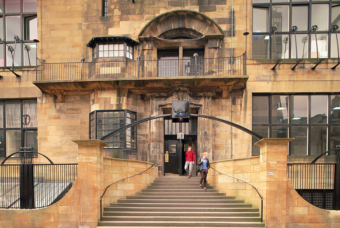 Glasgow School of Art, by Charles Rennie Mackintosh. Glasgow. Scotland