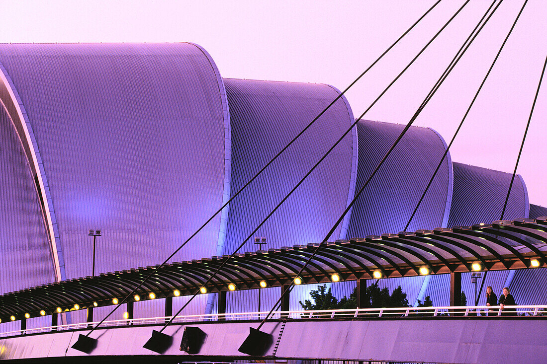 Clyde Auditorium ( The Armadillo ), by Sir Norman Foster. Glasgow. Scotland