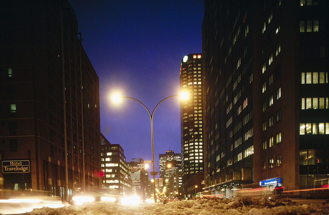 Boulevard René-Lévesque. Montreal. Canada