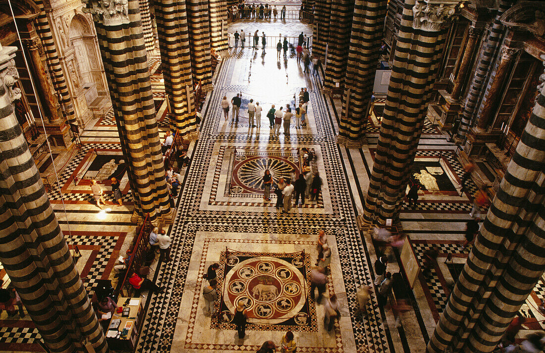 Interior of the Duomo. Siena. Italy