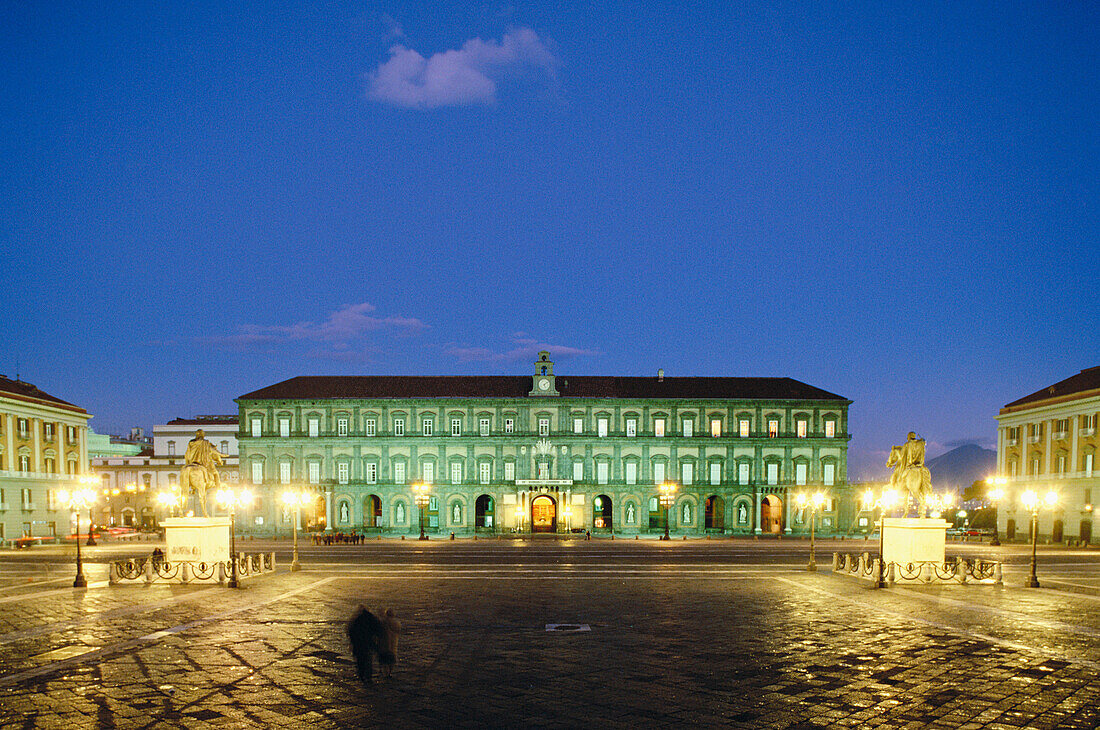 Palazzo Reale at Plebiscito Square. Naples. Italy