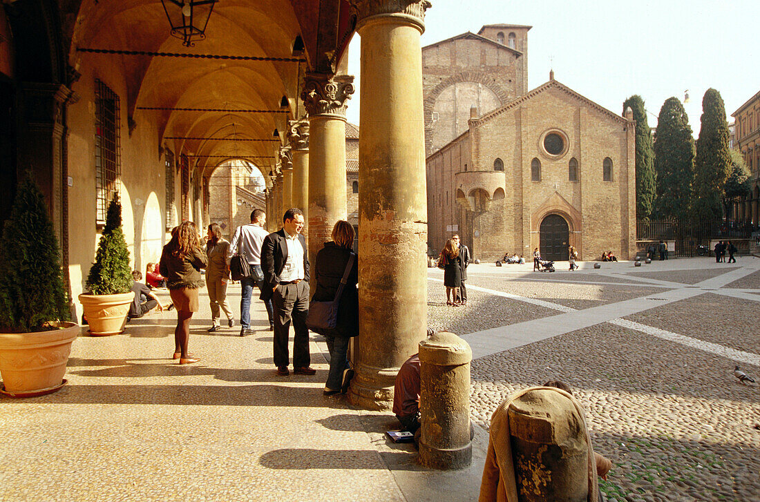 Piazza Santo Stefano. Bologna. Italy