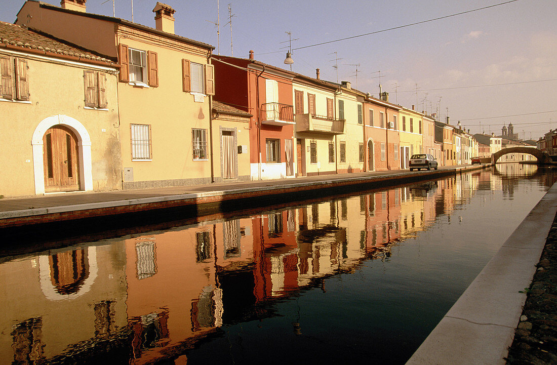 Po River. Comacchio. Emilia-Romagna. Italy