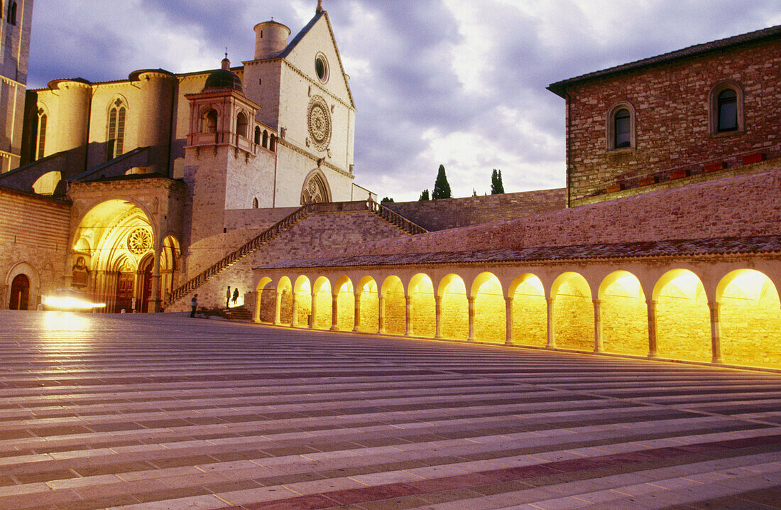 Basilica of Saint Francis. Assisi. Italy