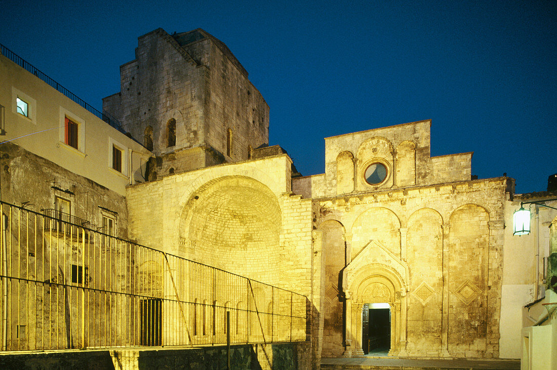 Santa Maria Maggiore church at Monte Sant Angelo. Gargano area. Puglia. Italy