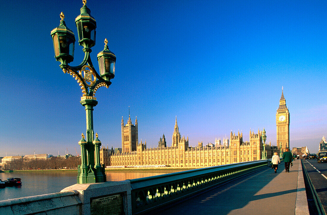 Westminster from the bridge. London. UK