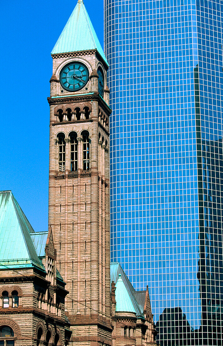 Bell tower of Toronto s old City Hall. Ontario. Canada