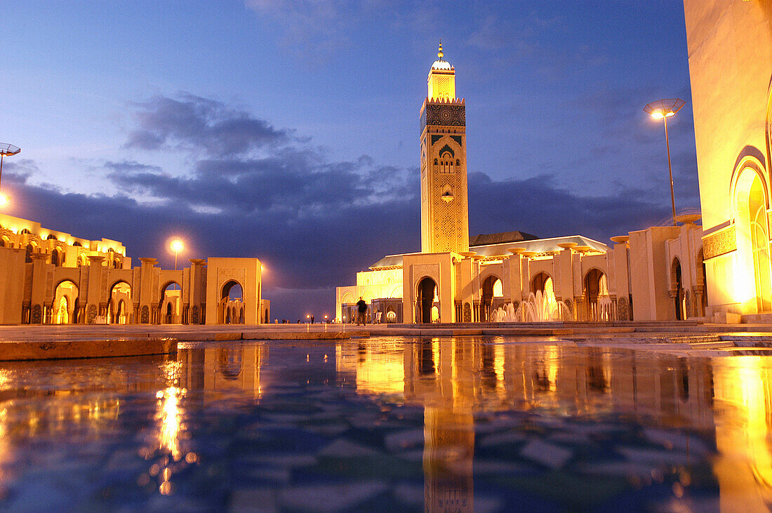 The Big Mosque. Casablanca. Morocco.