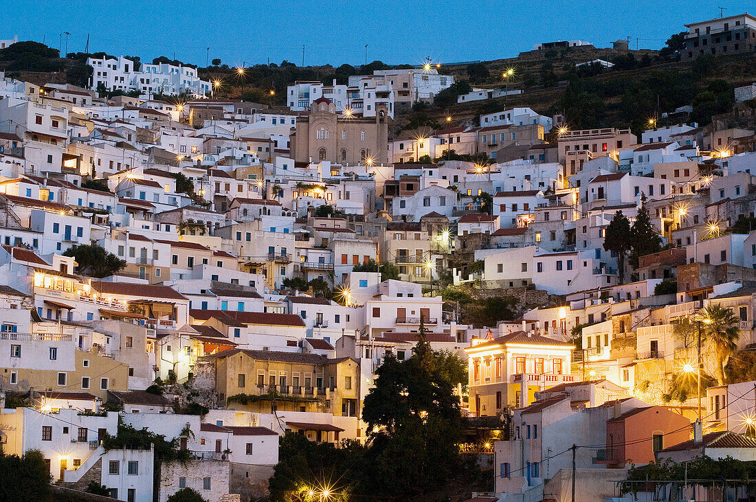 View of Ioulis. Kea Island. Cyclades. Greece.