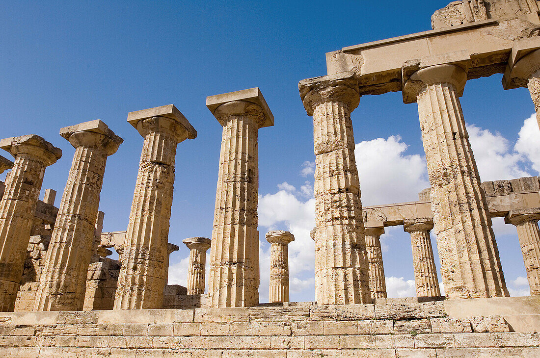 Selinunte ruins and temple. Castelvetrano. Sicily. Italy.