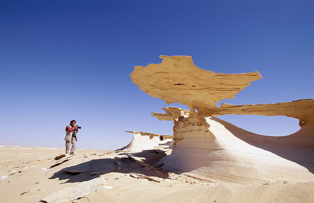 The desert near Nouadhibou. Mauritania.