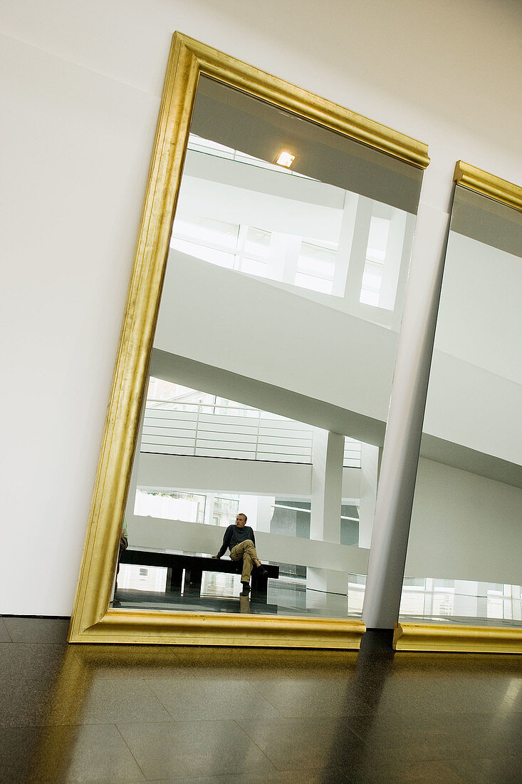 MACBA. Museum of Contemporary Art of Barcelona, the building by Richard Meier architect.