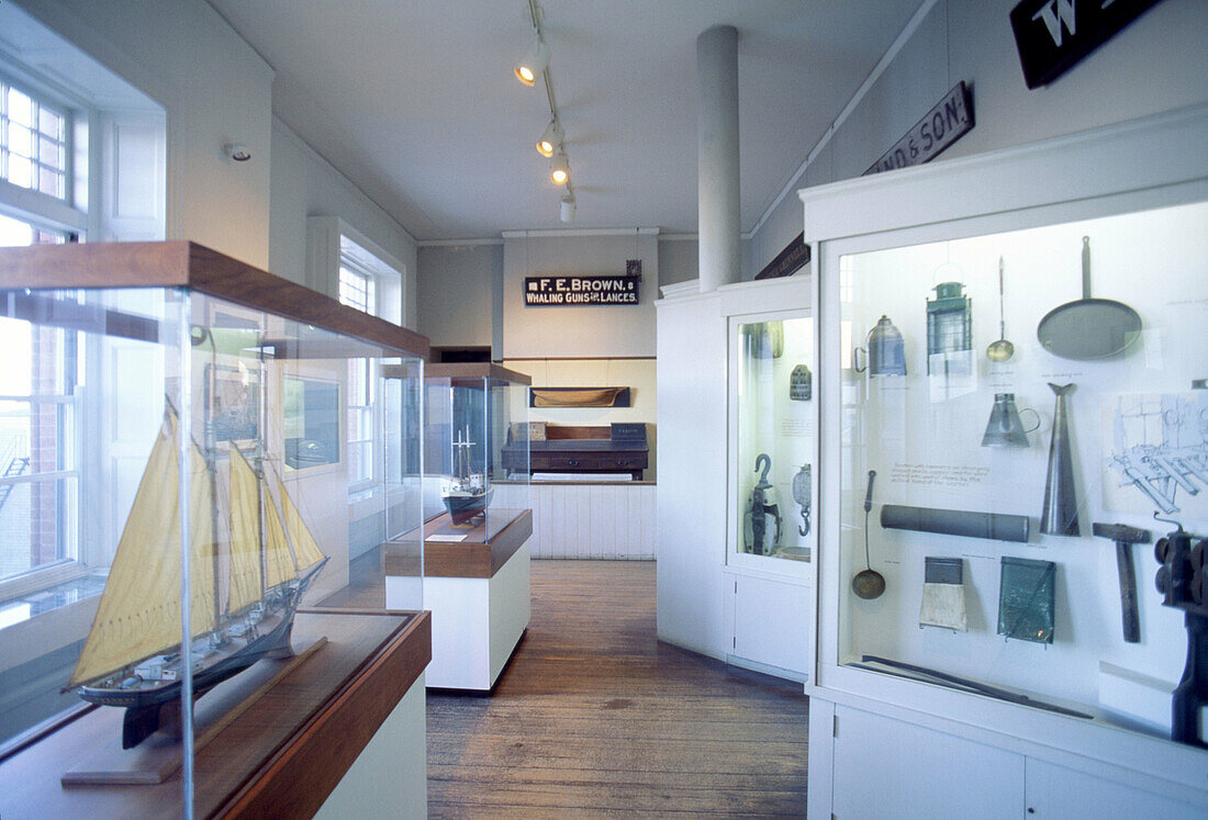 Whaling Museum, a room. New Bedford. Massachusetts. USA.