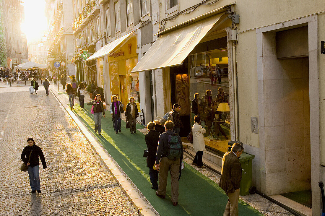 Rua Garret. Lisbon. Portugal.