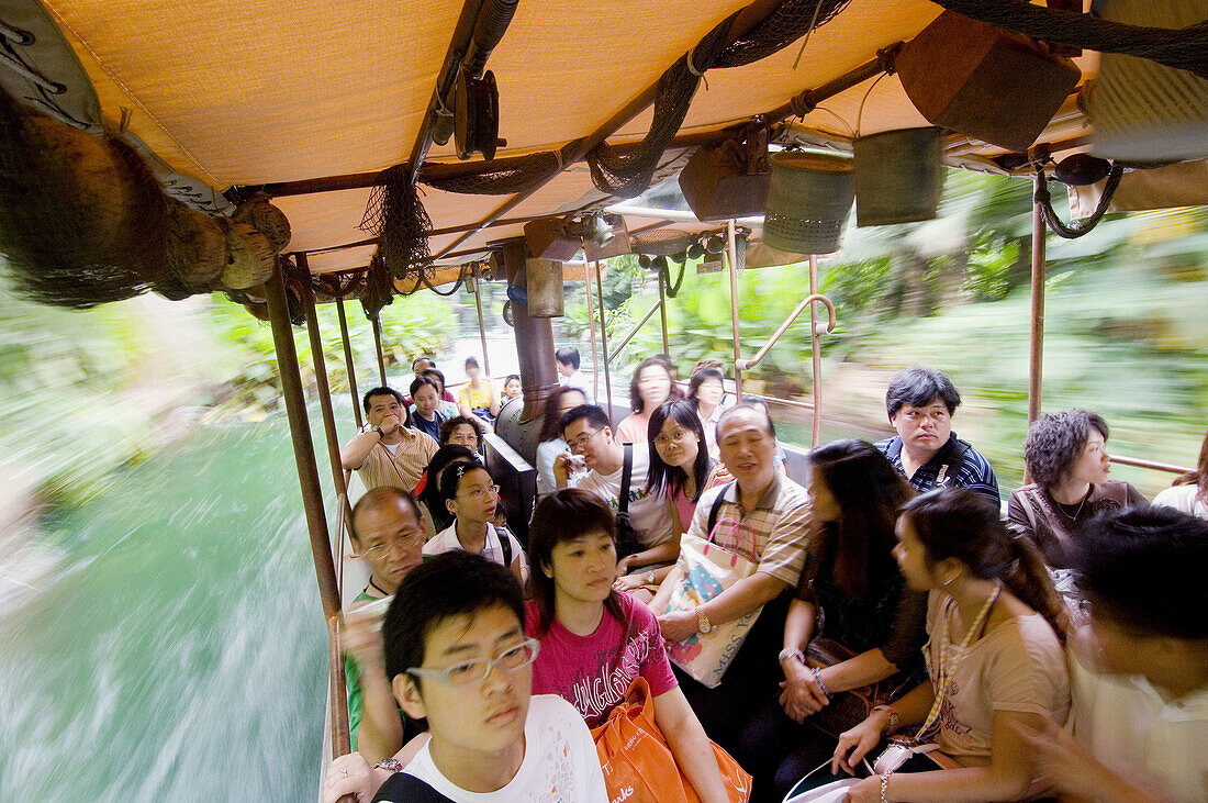 Disneyland Hong Kong, adventure River. Hong Kong. China.