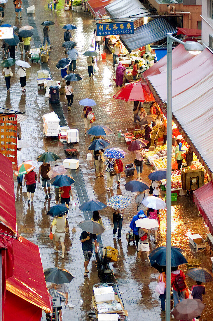 Tai Po market. Hong Kong. China.