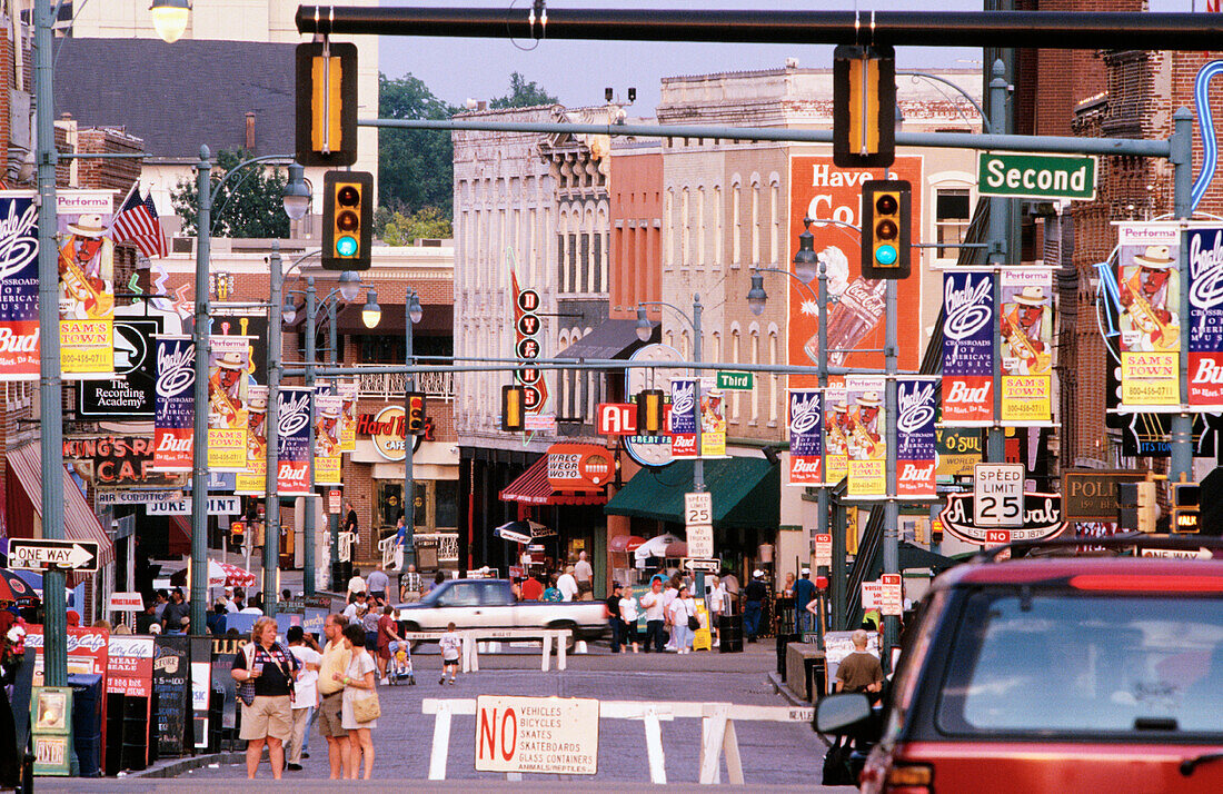 Street Beale. Memphis. Tennessee. USA