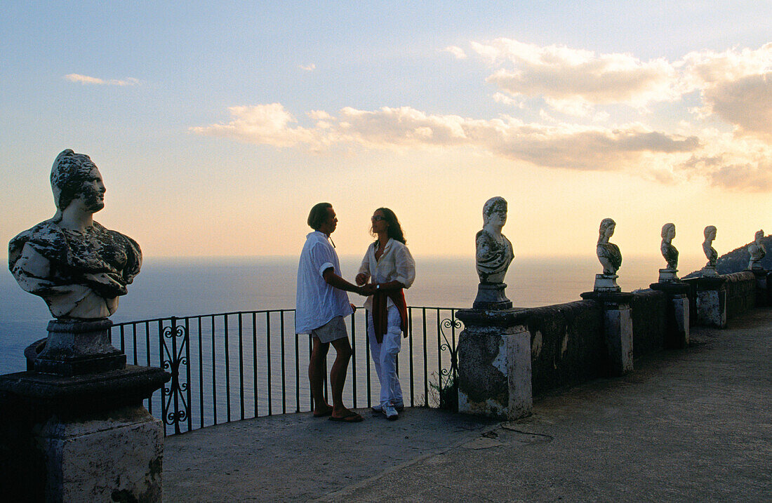 Terrazza dell Infinito (Terrace of Infinity). Villa Cimbrone. Ravello. Italy