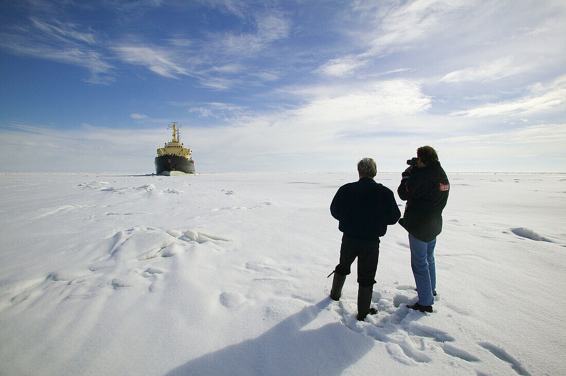 Sampo Icebreaker. Kemi. Gulf of Bothnia. Baltic Sea. Finland.
