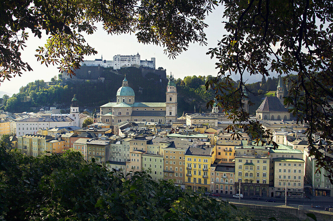 Overview on old town, Salzburg. Austria