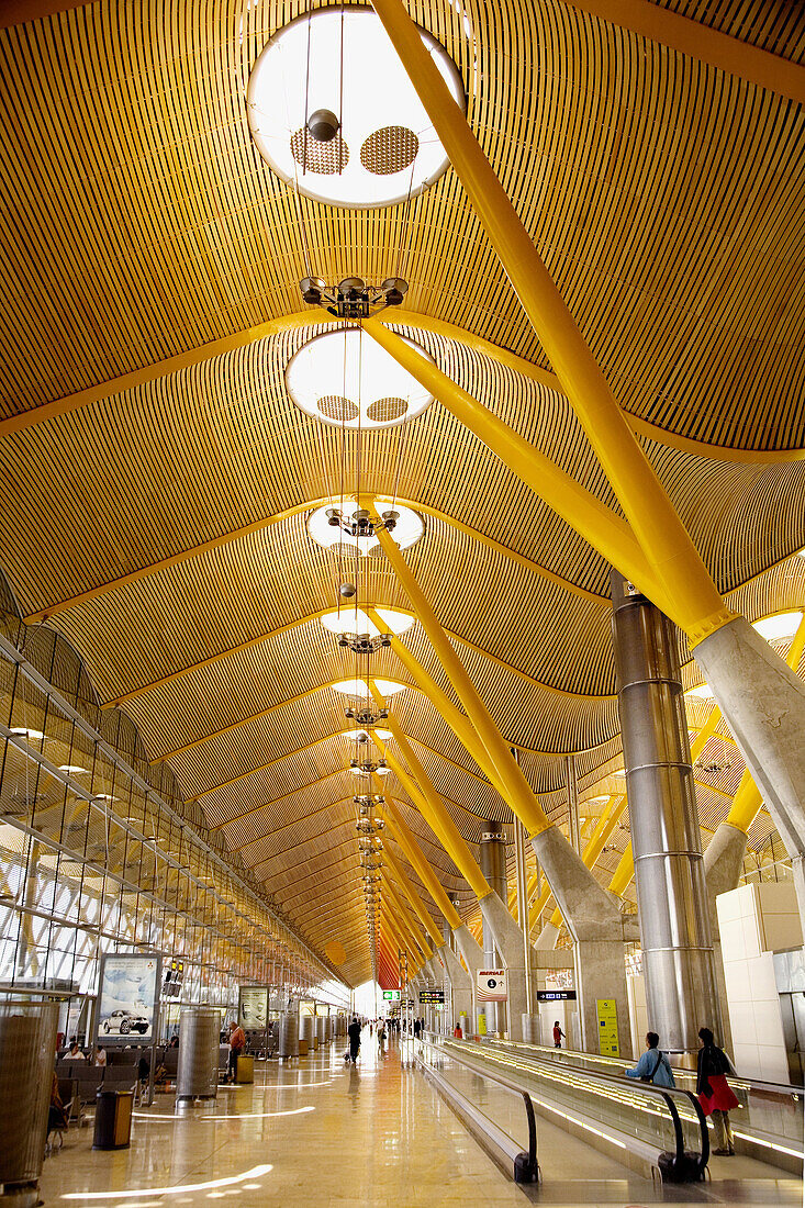 Terminal 4. Barajas Airport. Madrid. Spain.